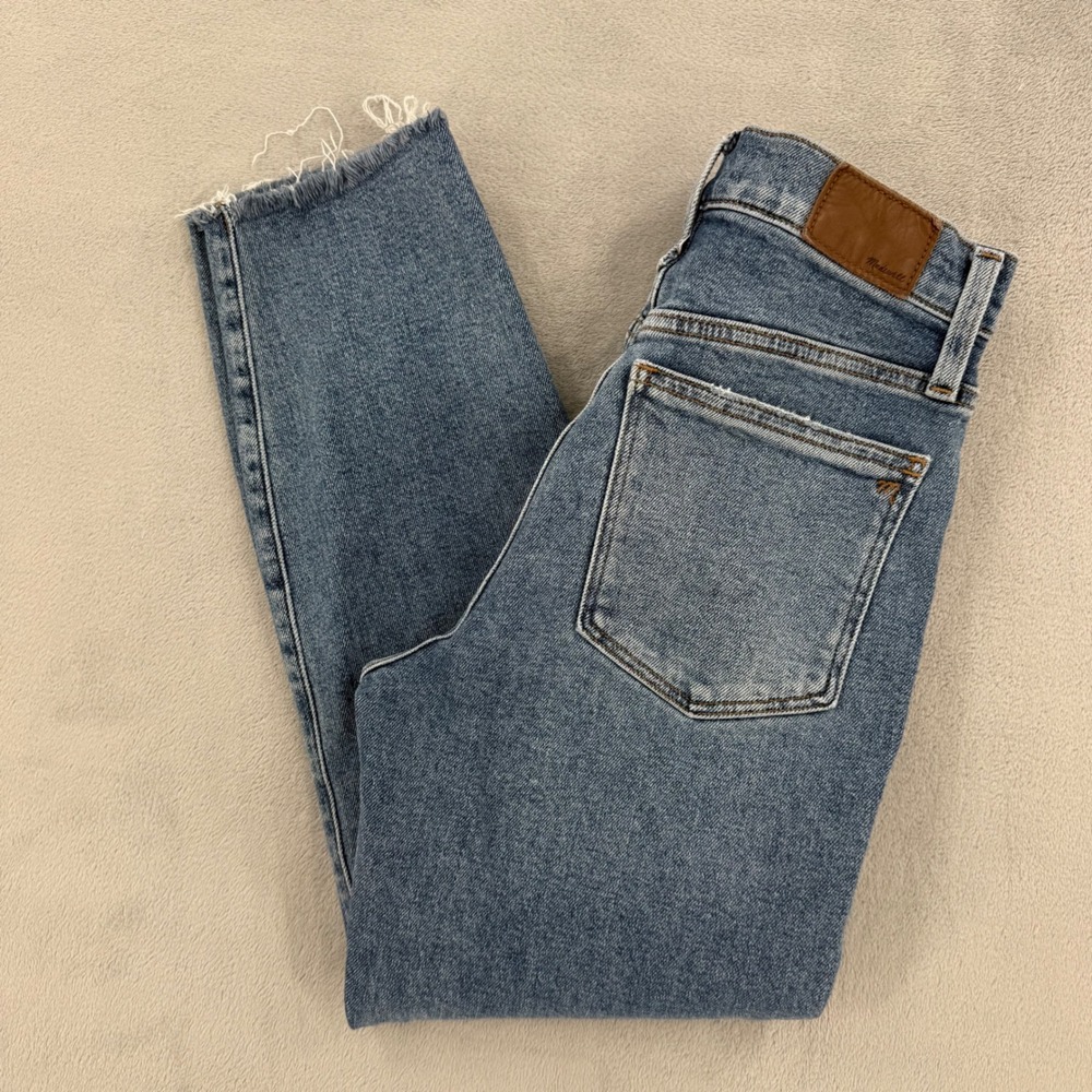 Madewell Jeans Womens Sz 26P The Momjean High Rise Tapered Leg Jeans